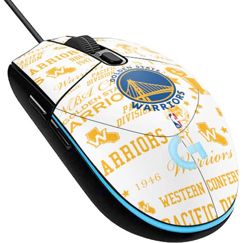 NBA Golden State Warriors Historic Blast G203 Prodigy RGB Wired Gaming Mouse Skin